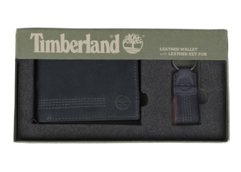Timberland Wallet Bi-Fold w/key FOB - Black